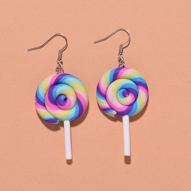 Indi Colorful Lollipop Earrings