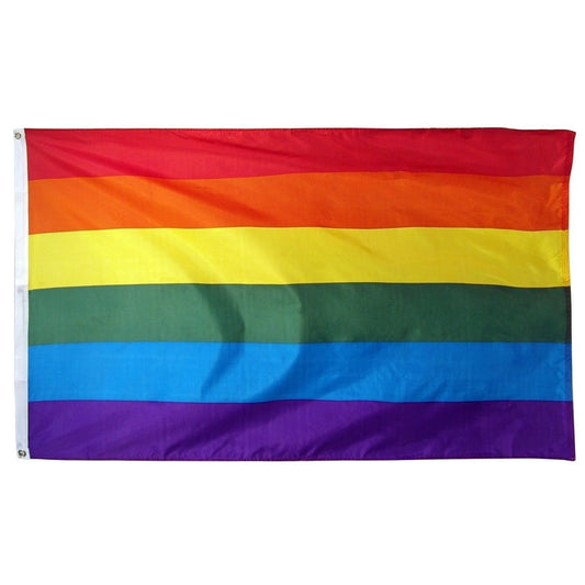 Indi 2x 3ft Rainbow Flag 60x90cm Rainbow Flag