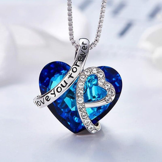 Ocean Heart Clavicle Necklace