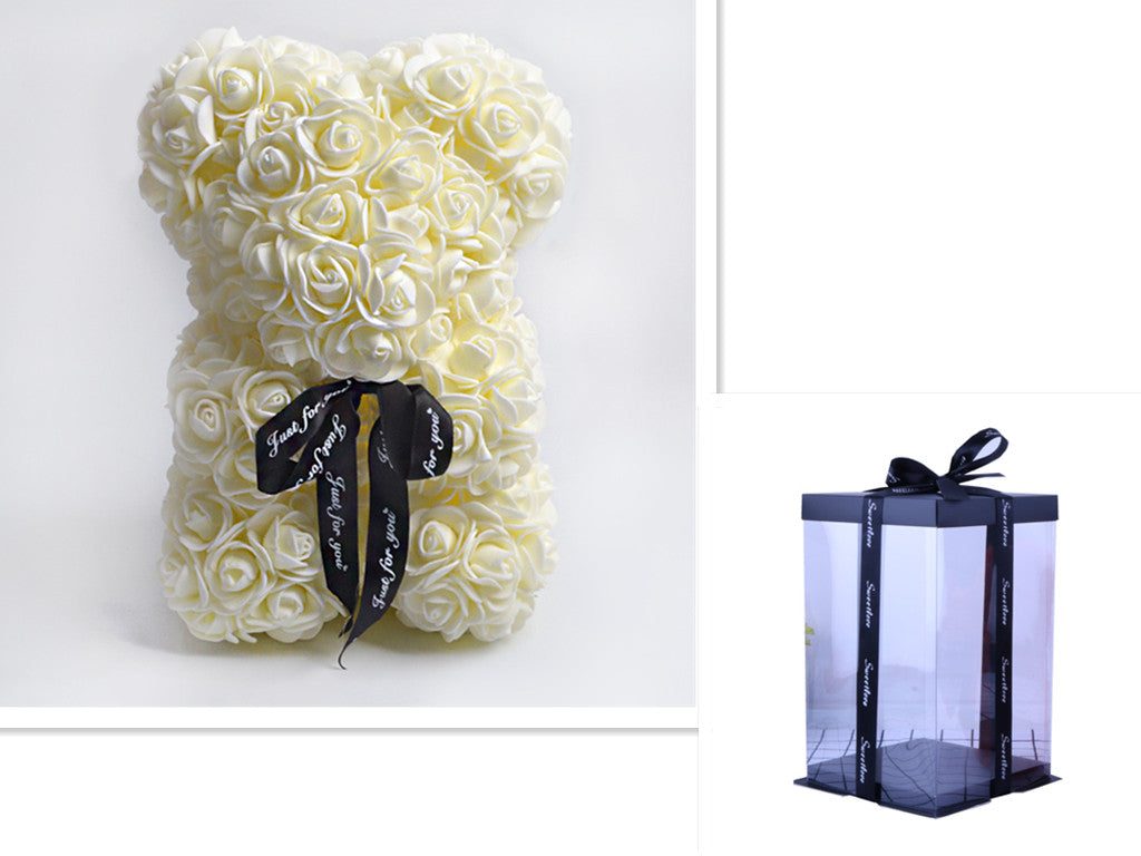 Gift Rose Bear Eternal Flower Rose Teddy Bear PE Foam Bear 25cm - 40cm Valentines Day Mother's Day Special Gift(s)